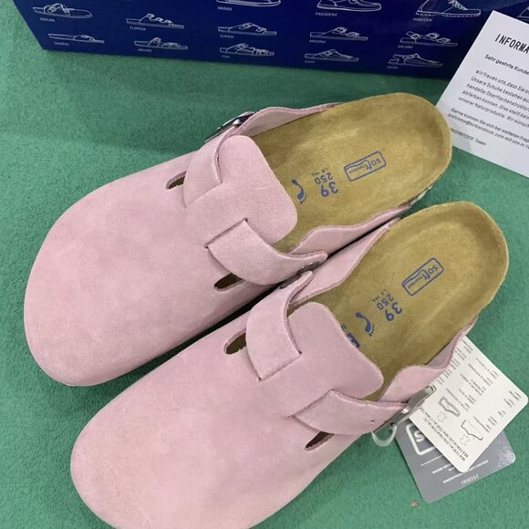 Birkenstock Boston Women's Pink Clogs narrow size 37 - Picture 3 of 5